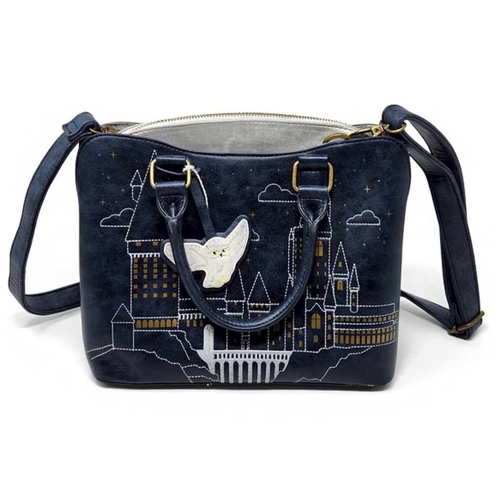 Loungefly Harry Potter Hogwarts Castle Satchel Faux Leather Crossbody Bag Mini